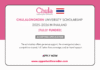Chulalongkorn University Scholarship 2026
