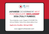Japanese Government MEXT Scholarship 2026