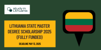 Lithuania State Master Degree Scholarship 2025