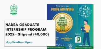 Nadra Graduate Internship Program 2025