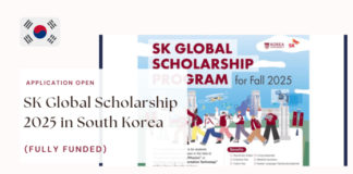 SK Global Scholarship 2025