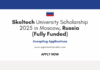 Skoltech University Scholarship 2025