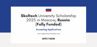 Skoltech University Scholarship 2025