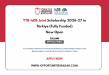 YTB-IsDB Joint Scholarship 2026