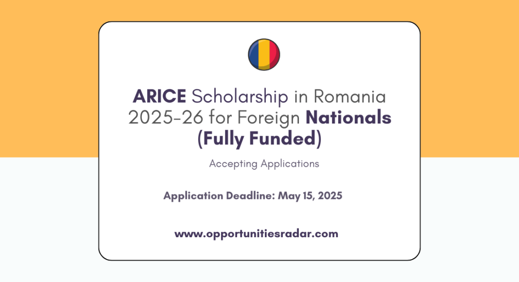 ARICE Scholarship in Romania 2025-26