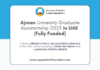 Ajman University Graduate Assistantship 2025