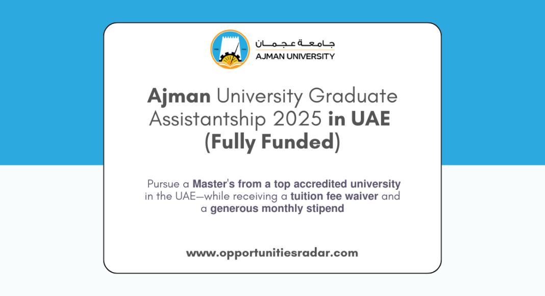 Ajman University Graduate Assistantship 2025