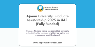 Ajman University Graduate Assistantship 2025