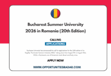 Bucharest Summer University 2026 in Romania (20th Edition) Bucharest Summer University 2026 in Romania