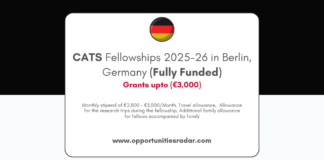 CATS Fellowships 2025