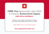 CERN Visa Sponsorship Jobs 2025