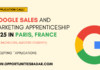 Google Sales and Marketing Apprenticeship 2025