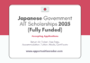 Japanese Government AIT Scholarships 2025