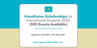 Kazakhstan Scholarships for International Students 2025