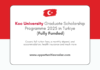Koc University Graduate Scholarship 2025