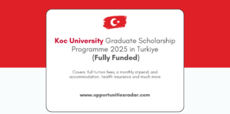 Koc University Graduate Scholarship 2025