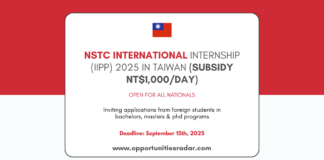NSTC International Internship (IIPP) 2025