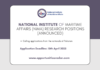 National Institute of Maritime Affairs (NIMA) Research Positions