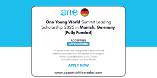 One Young World Summit Leading Scholarship 2025