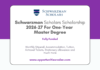 Schwarzman Scholars Scholarship 2026-27