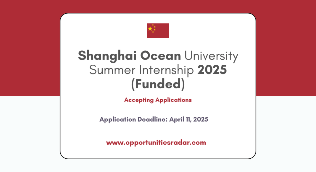 Shanghai Ocean University Summer Internship 2025