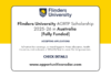 Flinders University AGRTP Scholarship 2025