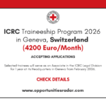 ICRC Traineeship Program 2026