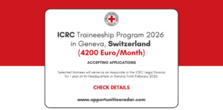 ICRC Traineeship Program 2026