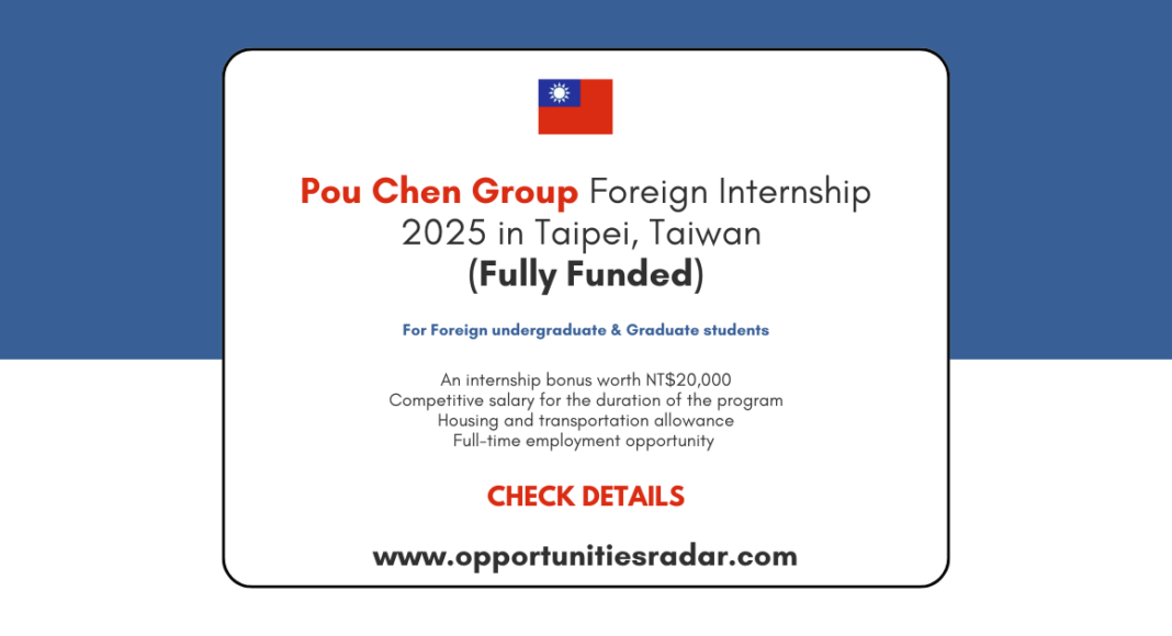 Pou Chen Group Foreign Internship 2025