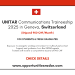 UNITAR Communications Traineeship 2025