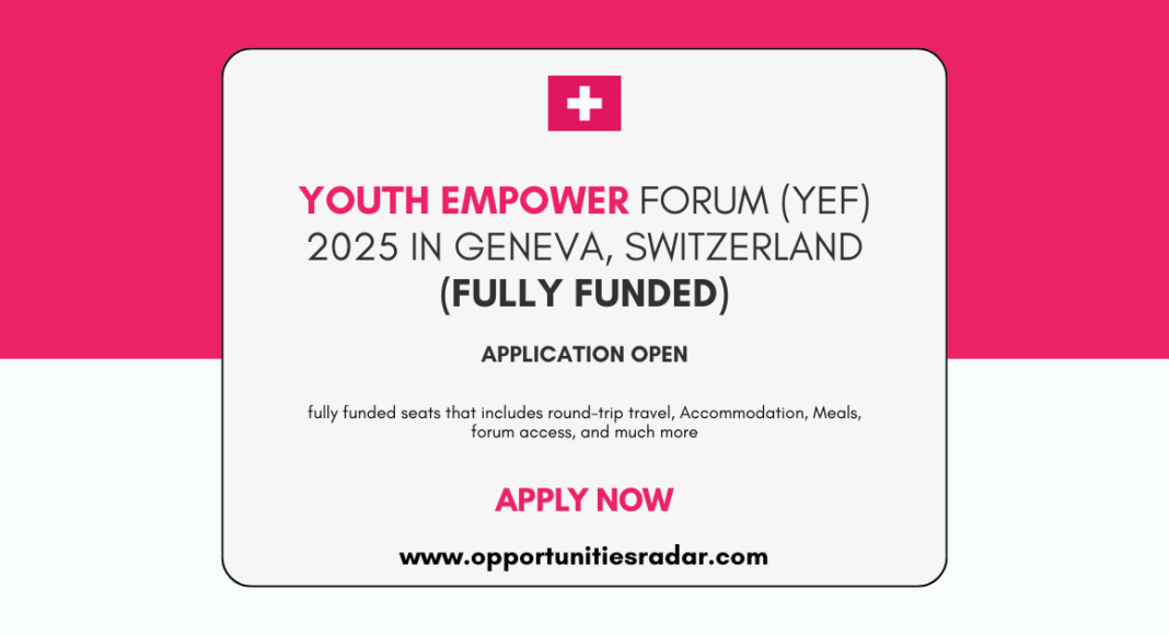 Youth Empower Forum 2025 in Geneva