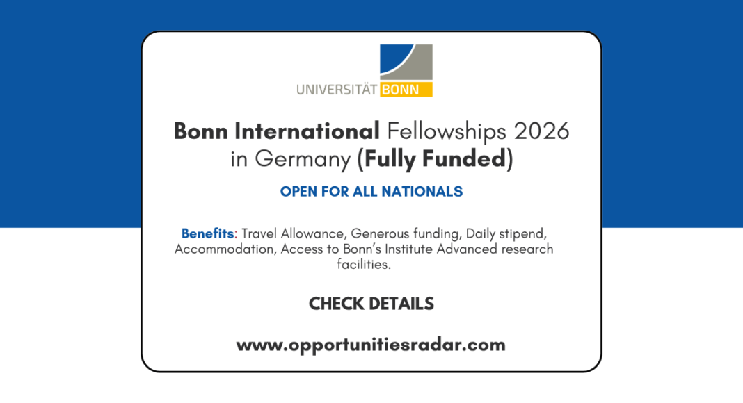 Bonn International Fellowships 2026