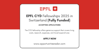 EPFL CYD Fellowships 2025