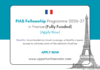 FIAS Fellowship Programme 2026-27