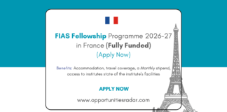 FIAS Fellowship Programme 2026-27