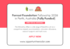 Forrest Foundation Fellowship 2026