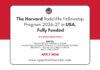 Harvard Radcliffe Fellowship 2026