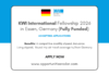 KWI International Fellowship 2026