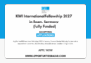 KWI International Fellowship 2027