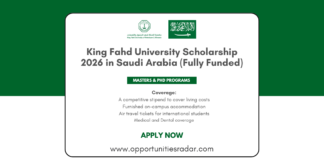King Fahd University Scholarship 2026