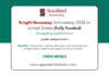 Knight Hennessy Scholarship 2026