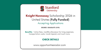 Knight Hennessy Scholarship 2026