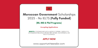 Moroccan Government Scholarships 2025
