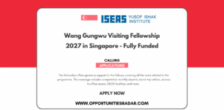 Wang Gungwu Visiting Fellowship 2027