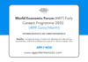World Economic Forum (WEF) Early Careers Program 2025