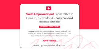 Youth Empowerment Forum (YEF) 2025 in Geneva