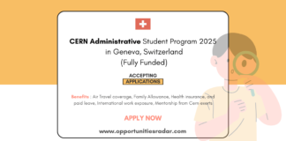 CERN Administrative Student Program 2025