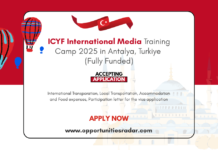 ICYF International Media Training Camp 2025