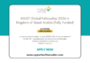 KAUST Global Fellowship 2026