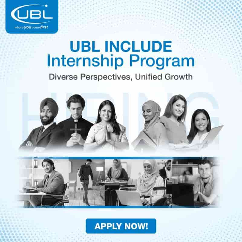 UBL Internship Advertisement
